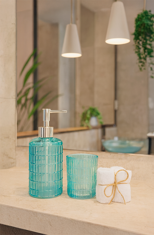 Jogo para Banheiro em Vidro 3 Peças