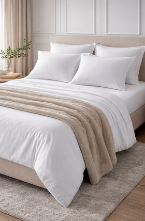 Jogo de Cama Queen 300 Fios Living Art Branco