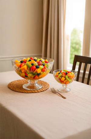 Conjunto de Sobremesa Dernier 7 Peças em Vidro