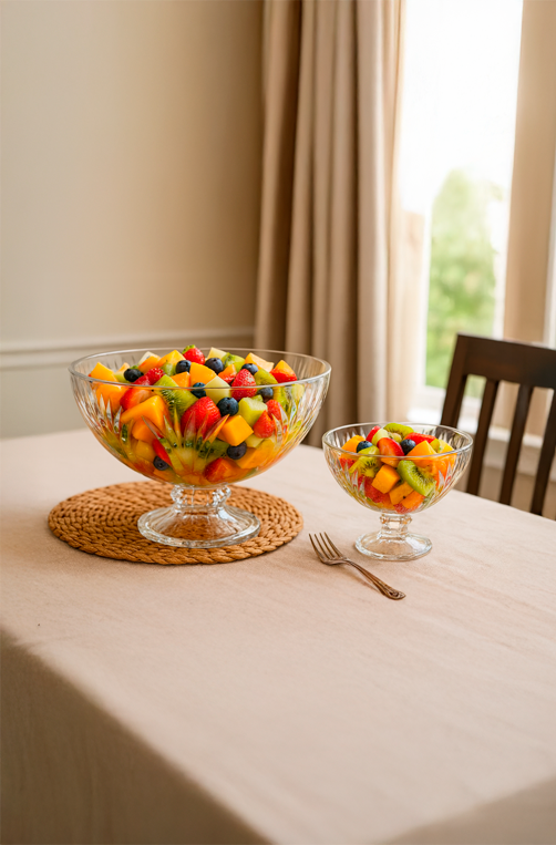 Conjunto de Sobremesa Dernier 7 Peças em Vidro