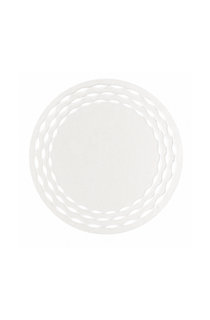 Jogo Americano Olea Branco com Bordado Branco 40cm