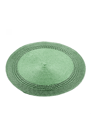 Jogo Americano de Polipropileno Verde 38cm