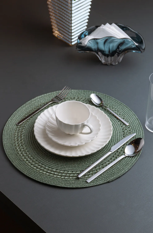 Jogo Americano de Polipropileno Verde 38cm