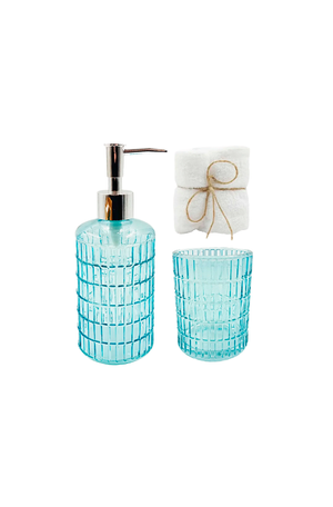 Jogo para Banheiro em Vidro 3 Peças