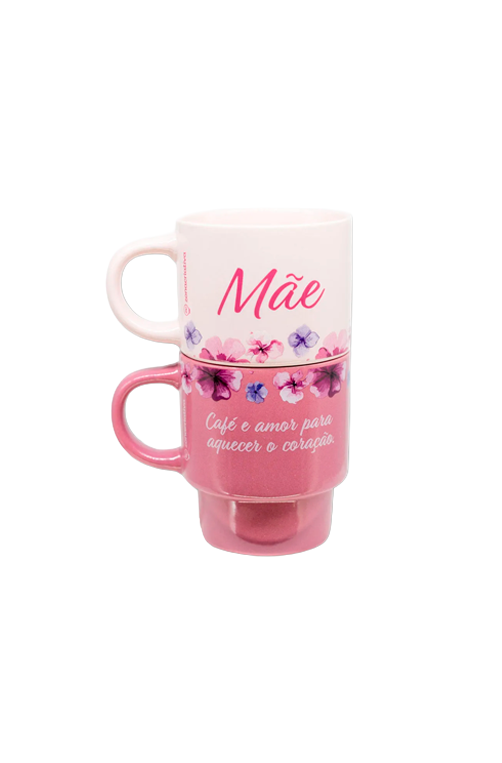 Conjunto de Canecas Tom Mãe Florence 180ml 2 Peças