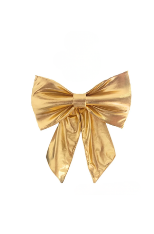 Laço Dourado Grande para Árvore de Natal