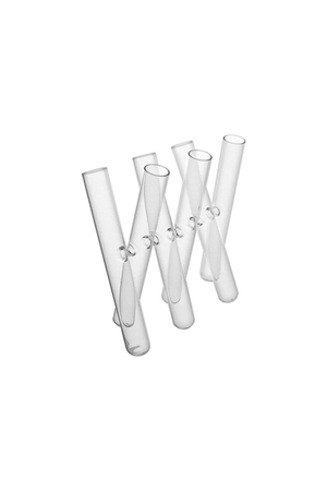 Vaso de Vidro Aesthetic com 6 Tubos