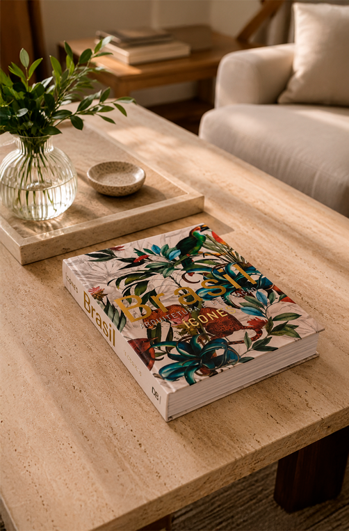 Livro Decorativo Brasil Arquitetura e Decoração Ícones
