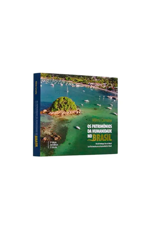 Livro Decorativo O Patrimônios da Humanidade no Brasil em Capa Dura