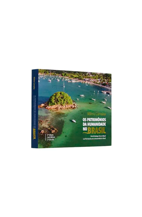 Livro Decorativo O Patrimônios da Humanidade no Brasil em Capa Dura