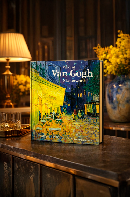 Livro Decorativo Vicent Van Gogh Master Works em Capa Dura