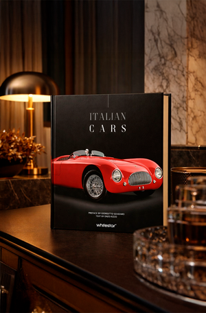Livro Decorativo Italian Cars em Capa Dura