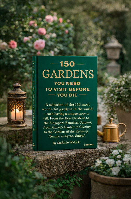 Livro Decorativo 150 Gardens You Need to Visit Before You Die em Capa Dura