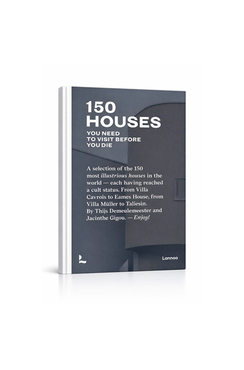 Livro Decorativo 150 Houses Need Visit Before You em Capa Dura