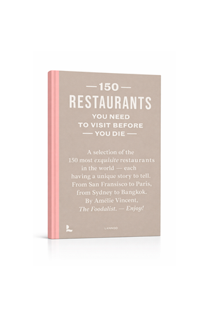 Livro Decorativo 150 Restaurants You Need to Visit Before You Die em Capa Dura