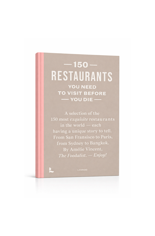Livro Decorativo 150 Restaurants You Need to Visit Before You Die em Capa Dura