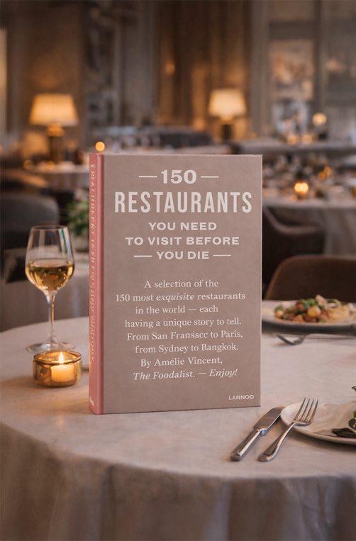 Livro Decorativo 150 Restaurants You Need to Visit Before You Die em Capa Dura
