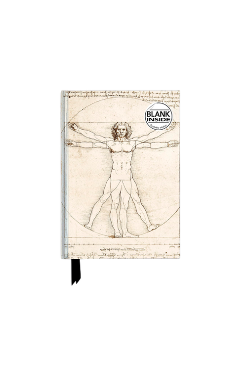 Livro Decorativo Leonardo Da Vinci: Vitruvian Man