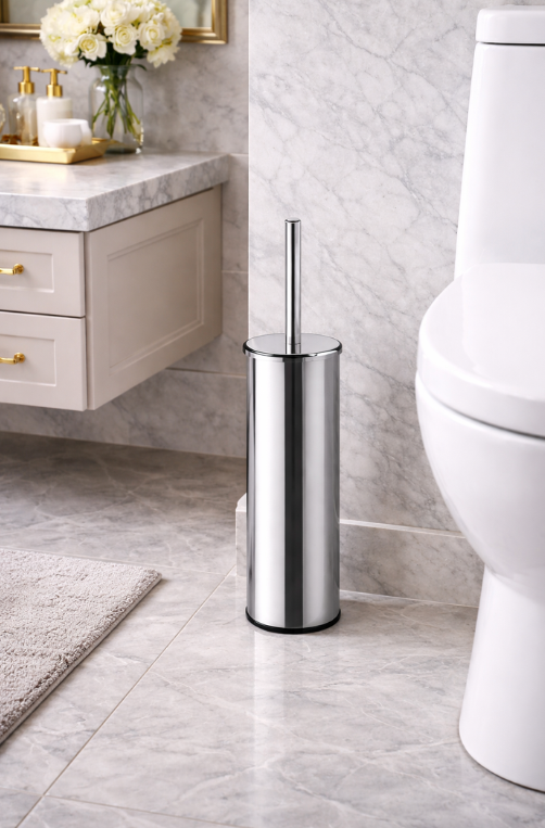 Escova Sanitária Decorline de Aço Inox 39cm