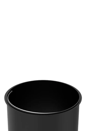 Lixeira com Pedal e Balde Spin Aço Inox Escovado 20 Litros