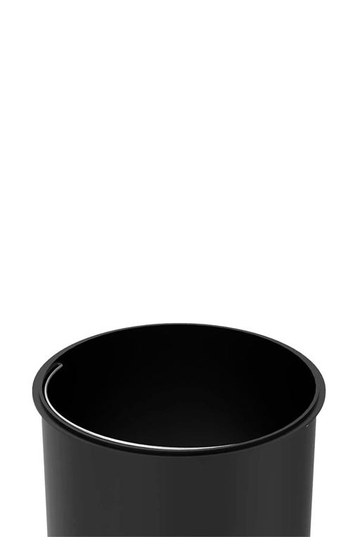 Lixeira com Pedal e Balde Spin Aço Inox Escovado 3 Litros