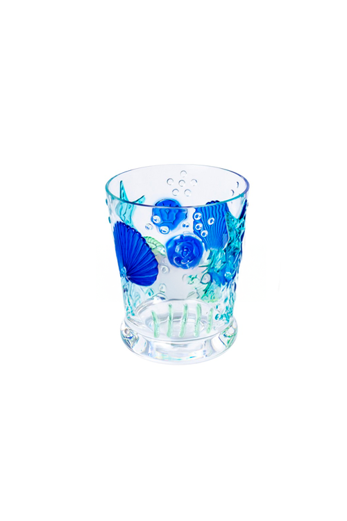 Copo Oceano em Acrílico Decorativo 350ml
