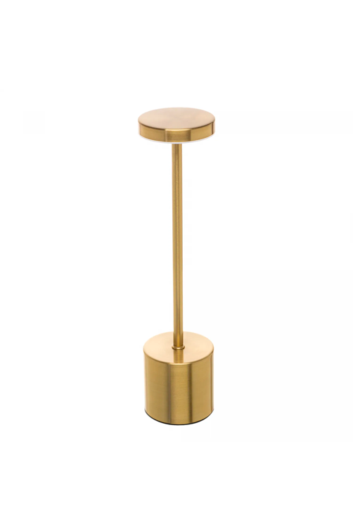 Luminária de Mesa Led Dourada