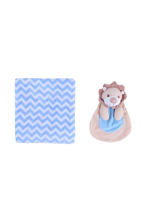 Manta de Bebê com Naninha Cores e Pelúcia Sortida