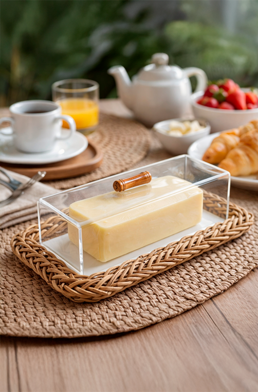 Mantegueira de Acrílico com Base de Fibra Sintética Trançada