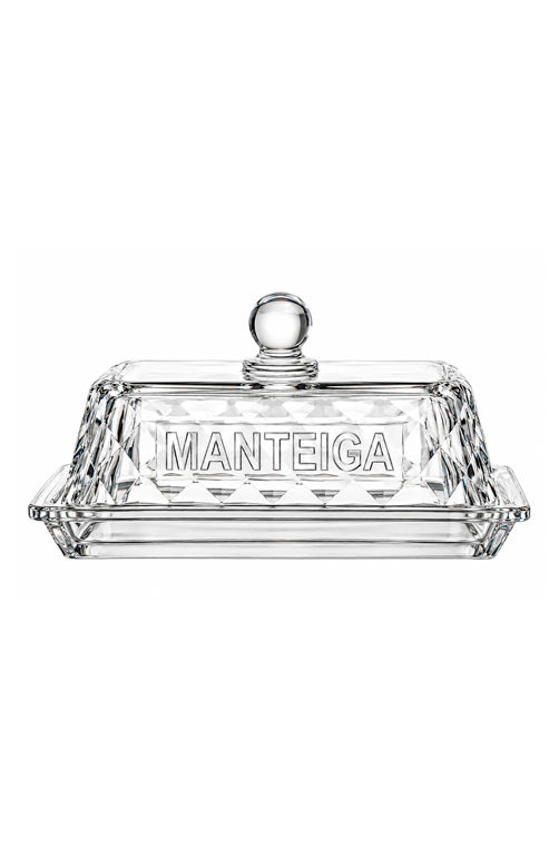 Manteigueira Memory Transparente em Vidro