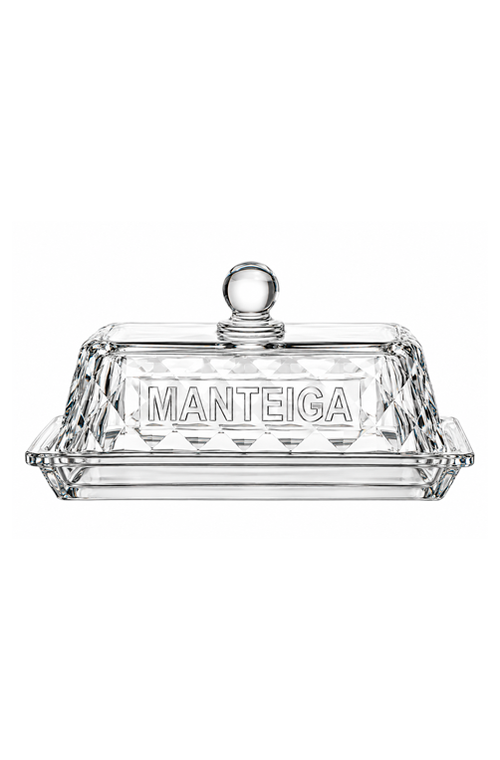 Manteigueira Memory Transparente em Vidro