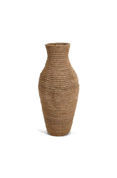Vaso Decorativo Dunas em Fibra Natural