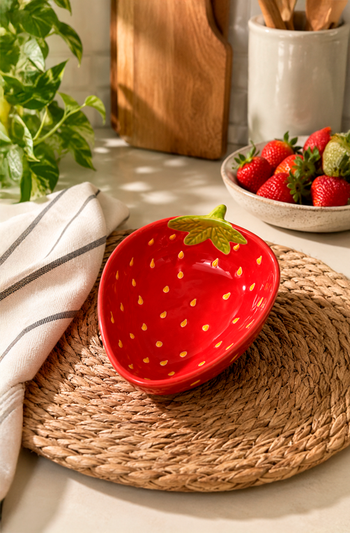 Bowl de Morango em Cerâmica