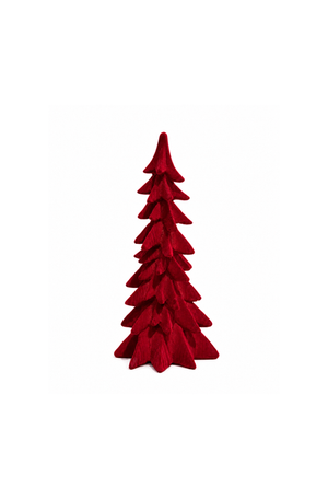 Mini Árvore Natalina Decorativa Flocado em Resina 20cm