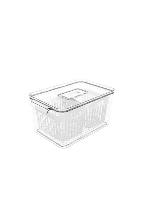 Organizador de Geladeira com 2 Cestos 3,2 Litros