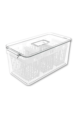 Organizador de Geladeira com 3 Cestos 6 Litros
