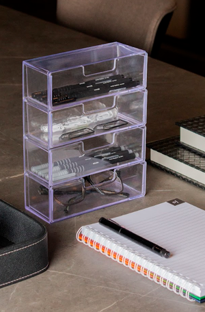 Organizador Diamond com 4 Gavetas