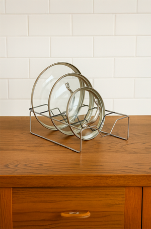 Organizador de Tampas de Panela em Aço Inox