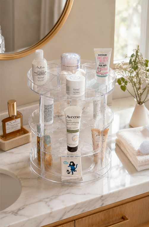 Organizador de Cosméticos Elegance Giratório
