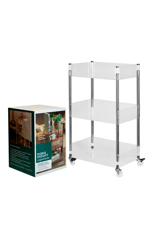 Organizador Triplo com Rodas Premium