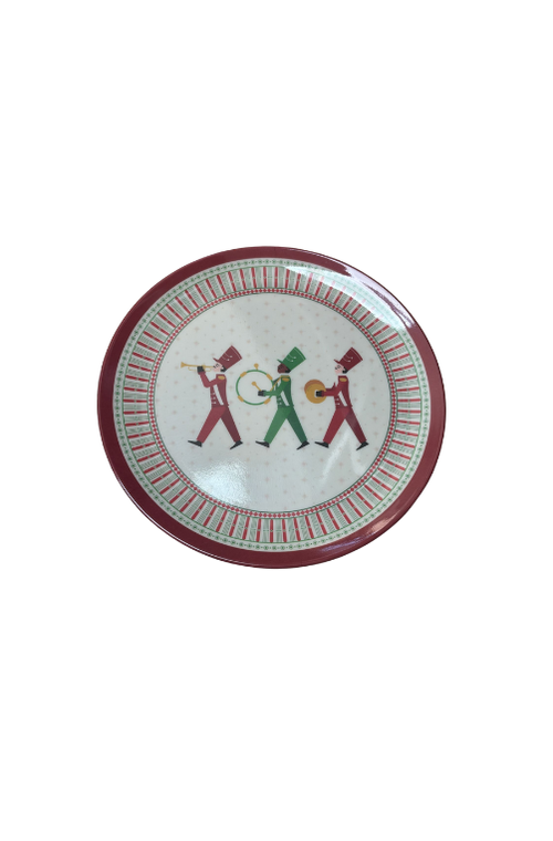 Prato de Sobremesa Soldadinho Xadrez de Melamina