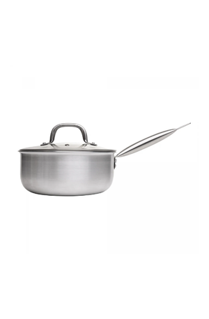 Panela de Indução com Tampa Prime Cook 20cm Cinza com Revestimento Antiaderente