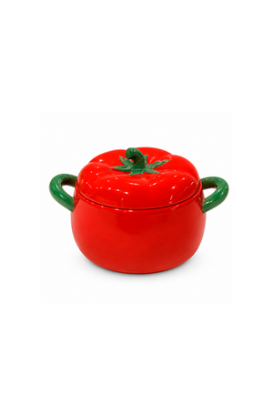 Panela de Tomate com Tampa em Ceramica 14cm