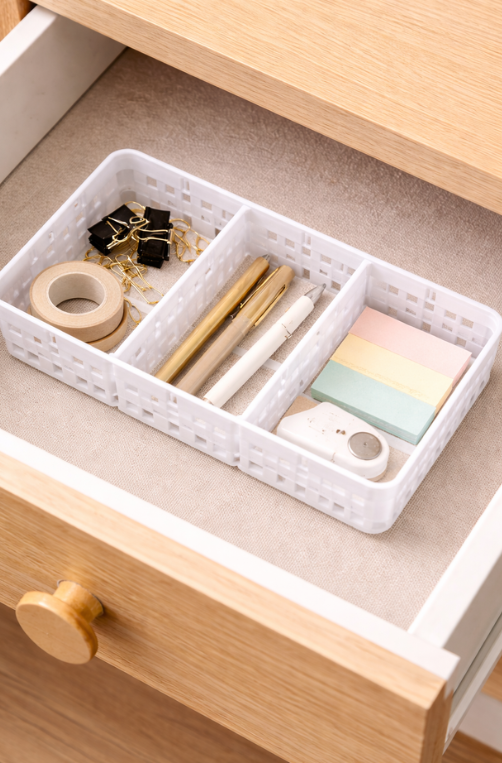 Cesto Organizador com 3 Divisórias Quadratta