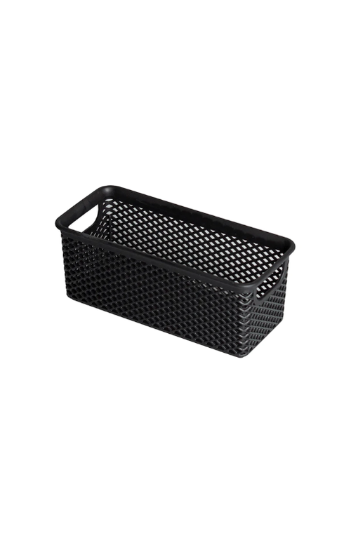 Cesto Organizador Longo Línea Preto 20cm