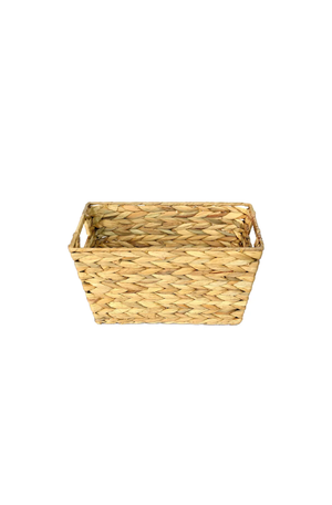 Cesto de Fibra Natural Seagrass com Alça