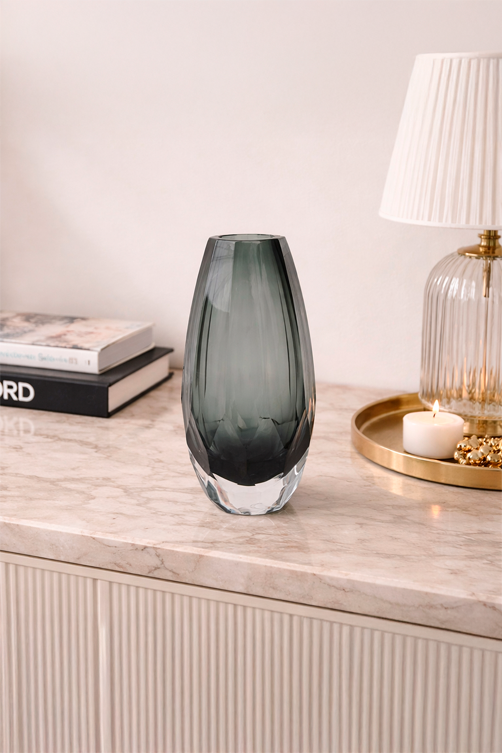 Vaso Decor Murano Cinza Quartzo