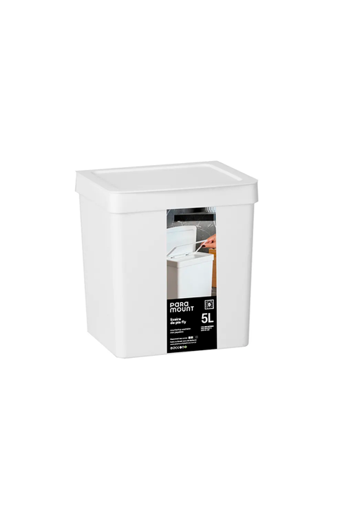 Lixeira de Pia 5L Fly Branco
