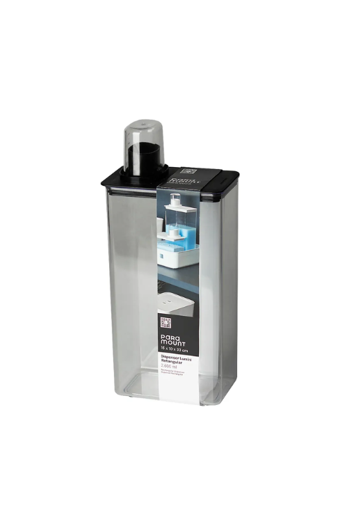 Dispenser Lumini Retangular 2.600ml Preto