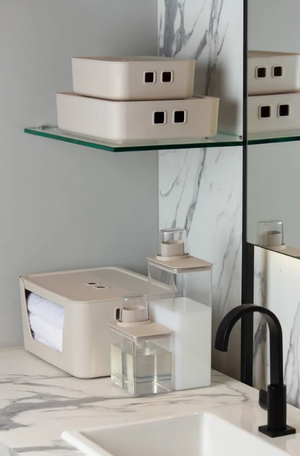 Dispenser Lumini Retangular Creme 2.600ml